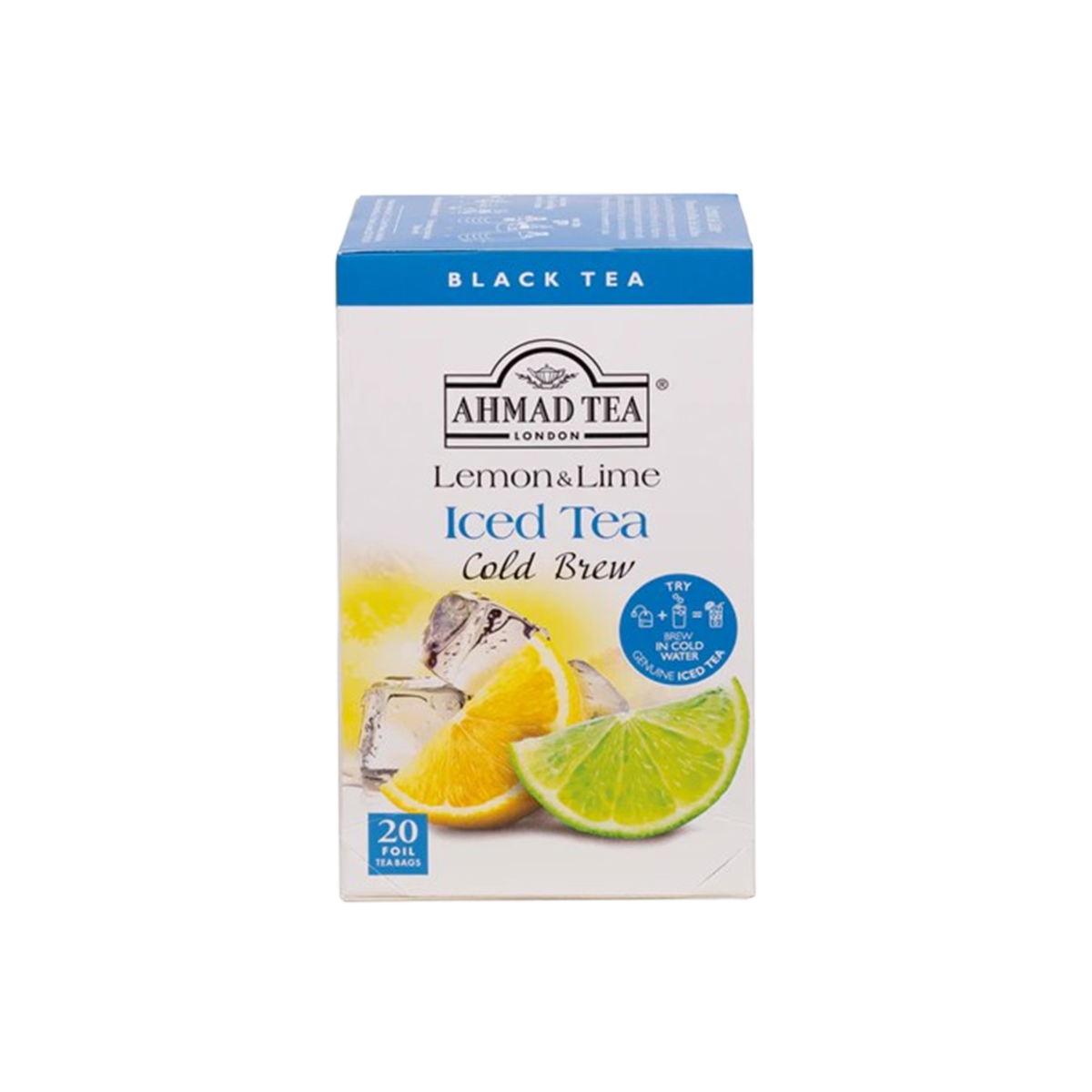 Ahmad Tea Lemon Mint iced Cold Brew Tea 20bags