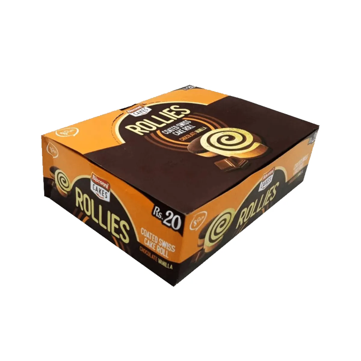 Bisconni Cakes Rollies Chocolate 30gm